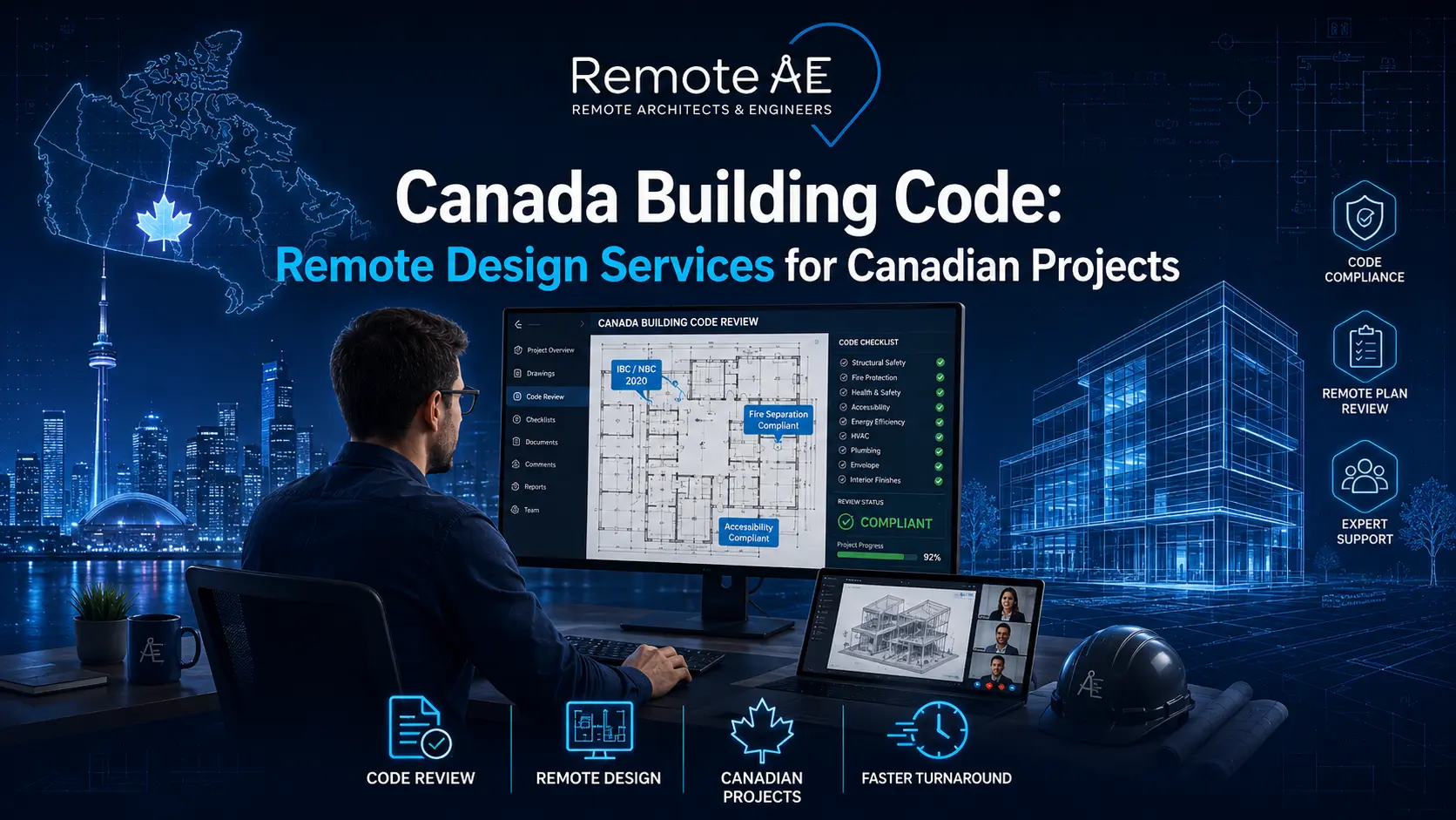 Canada Building Code - Remote Design Services - Remote AE